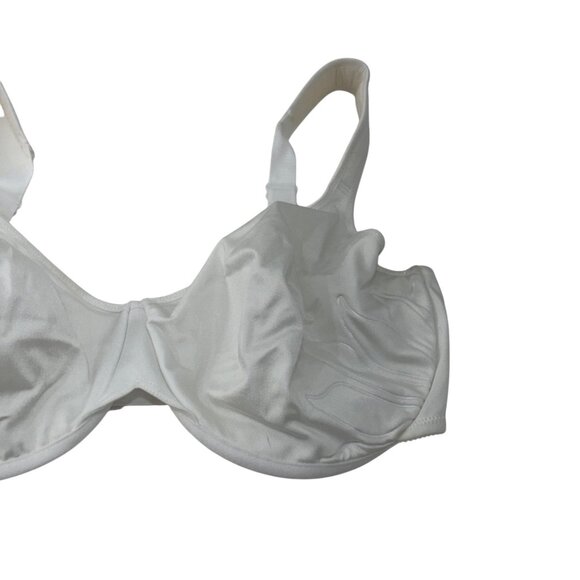 Bali Womens White Underwire Minimizer Bra 42DD Unlined Full Coverage - Picture 6 of 11